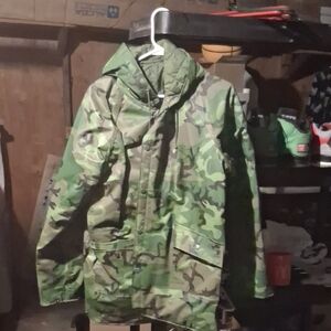 Camouflage Mens Rain Jacket